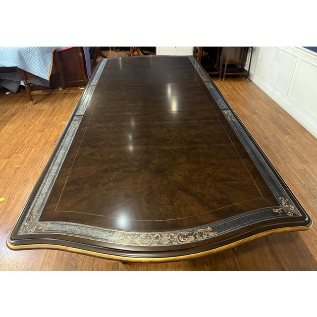 Maitland - Smith Transitional Style Walnut Dining Table For Sale - Image 10 of 18