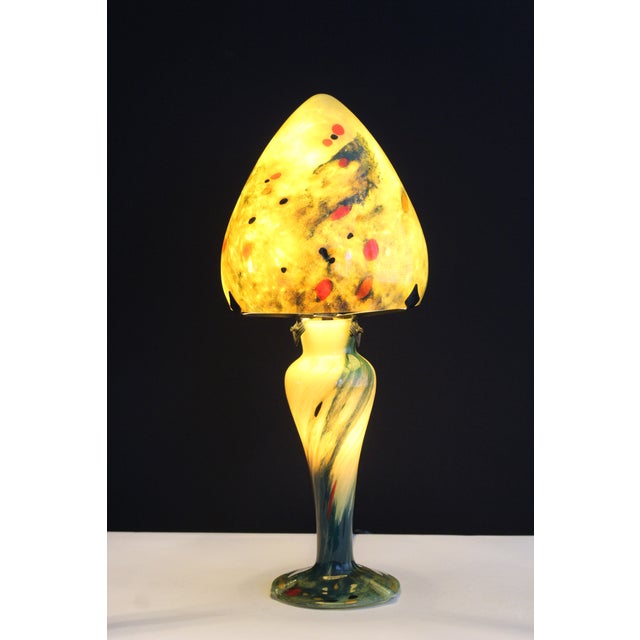Late 20th Century Art Nouveau Hand Blown Art Glass. For Sale - Image 9 of 10
