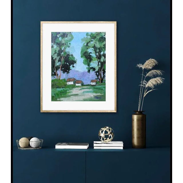 Modern Contemporary Impressionist Landscape Painting For Sale - Image 12 of 12