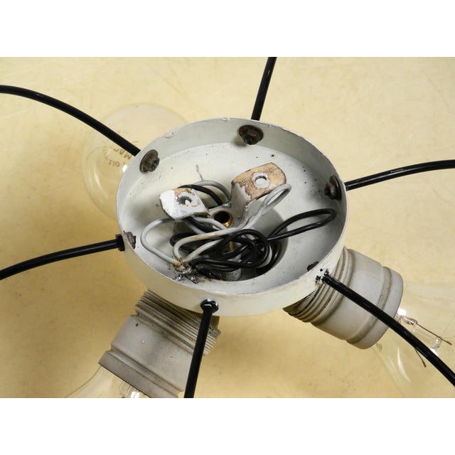 Large Mid-Century Modern Fiberglass Ceiling Lamp, 1950s For Sale - Image 10 of 18