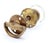 Vintage Art Deco Glass Closet Door Knob Set For Sale - Image 4 of 5