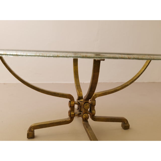 Bronze Table in the style of Lothar Klute, 1980s For Sale - Image 6 of 11