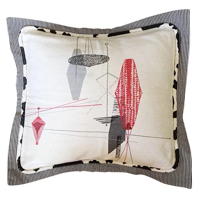 Midcentury Decorative Pillow Sham For Sale