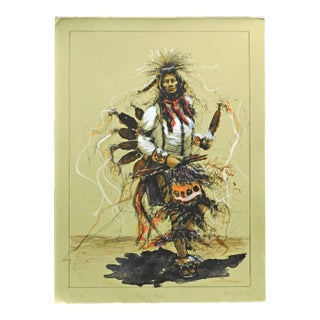 Larry Fodor "Changing Eagle"1984 Original Color Hand Signed Make an Offer For Sale