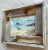 "The Gulf", Oil Painting, by Van Ness 10"x8", framed in barn wood frame. Ready to hang. Great gift. A lovely abstract...
