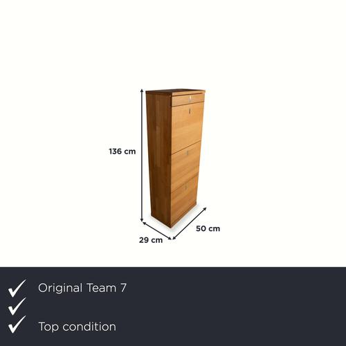 Bring a true masterpiece of Austrian natural wood into your home with the Team 7 Cubus sideboard. The design captivates...