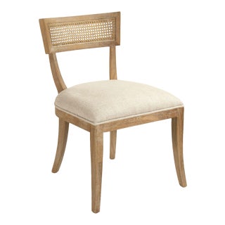 Selborne Cane Back Side Chair in Cream For Sale