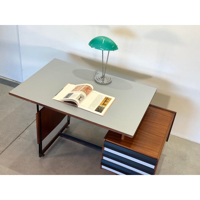 Desk by Enzo Strada for Fratelli Tenani, Rovigo, Italy, 1960s For Sale - Image 9 of 18