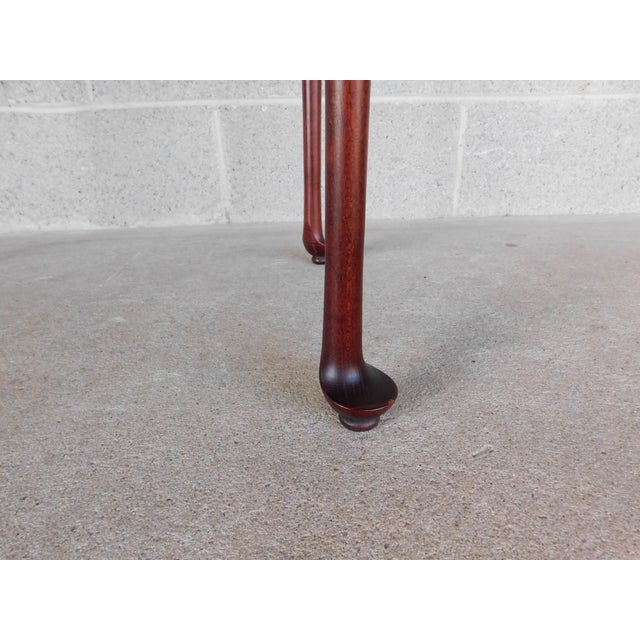 Great Windsor Chair Co Queen Anne Server Accent Table For Sale - Image 10 of 16