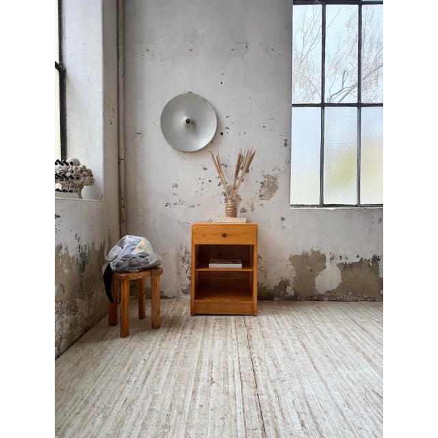 Bedside Table by Charlotte Perriand for Les Arcs, 1960s For Sale - Image 3 of 18