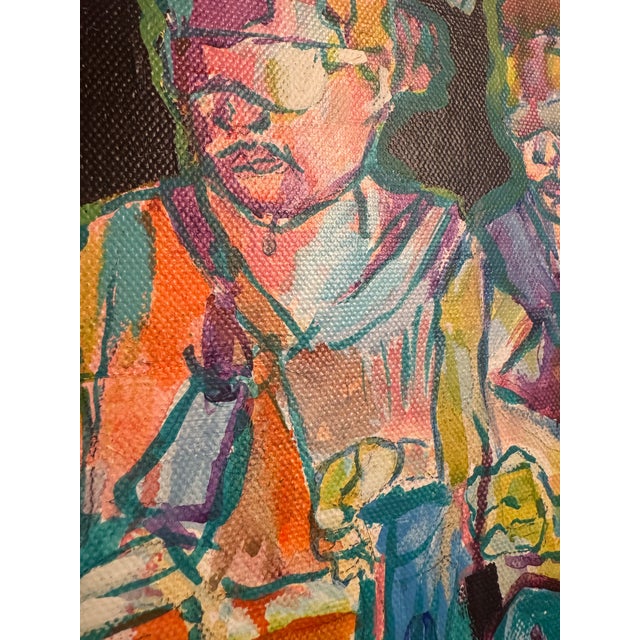 Contemporary Acrylic Painting on Canvas Framed by Danka Krol For Sale - Image 3 of 7