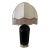 Vintage Art Deco Nouveau Black Table Lamp With Fringe Shade For Sale