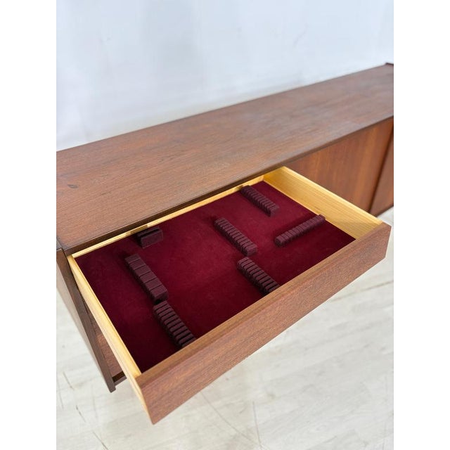 Mid-Century Modern Sideboard in Teak, 1960s For Sale - Image 5 of 18