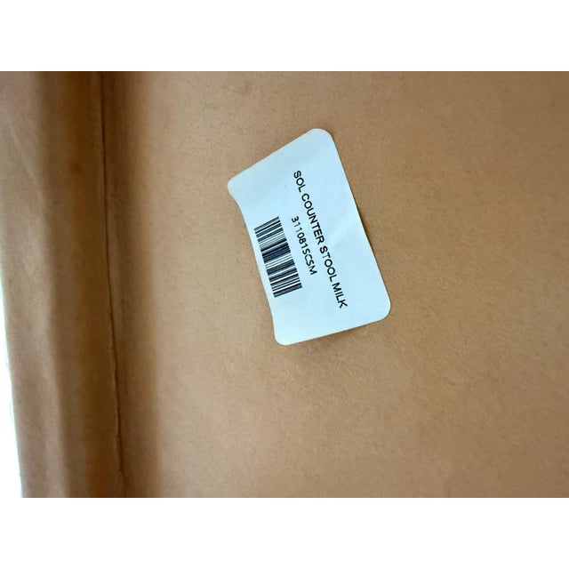 Sol & Luna Tan Leather and Iron Counter Stool For Sale - Image 9 of 9