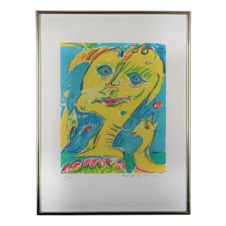Carl-Henning Pedersen, H. C. Andersen Suite, 1890s, Lithograph, Framed For Sale