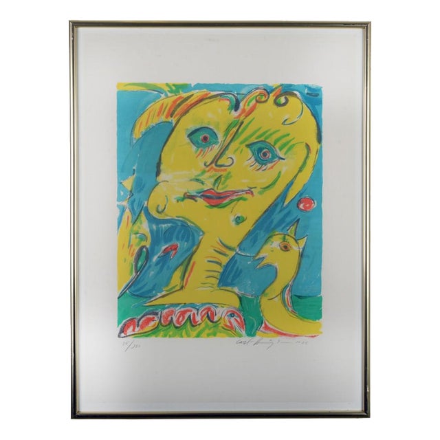 Carl-Henning Pedersen, H. C. Andersen Suite, 1890s, Lithograph, Framed For Sale