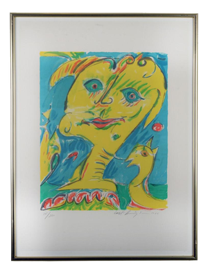 Carl-Henning Pedersen, H. C. Andersen Suite, 1890s, Lithograph, Framed
