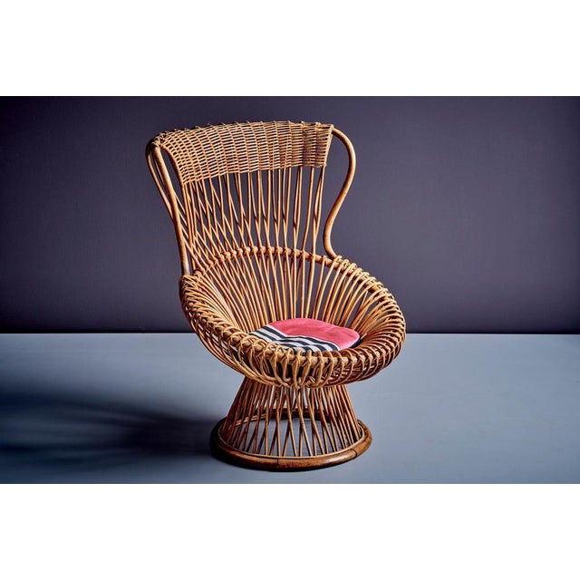 1950s Margherita Chair Attributed to Franco Albini for BBB Bonacina, Italy, 1951 For Sale - Image 5 of 14