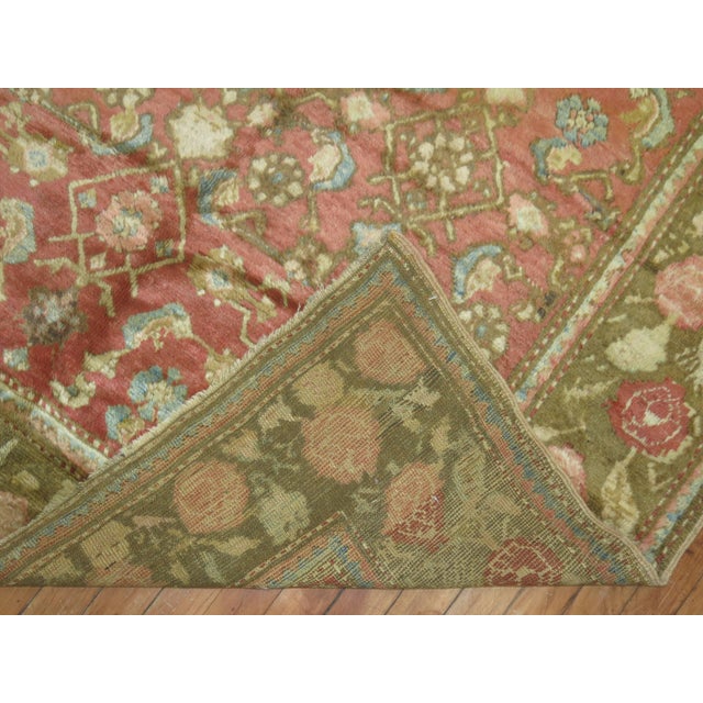 Plush Vintage Karabagh Rug For Sale - Image 4 of 6