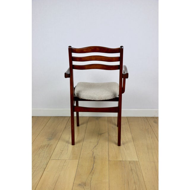 Vintage Office Chairs in Beige Boucle, 1970, Set of 3 For Sale - Image 9 of 14