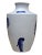 White Modern Blue and White Brushstroke Porcelain Vase For Sale - Image 8 of 12