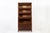 Mission Antique English Tall Stepback Oak Wood Barrister Bookcase Cabinet For Sale - Image 3 of 11