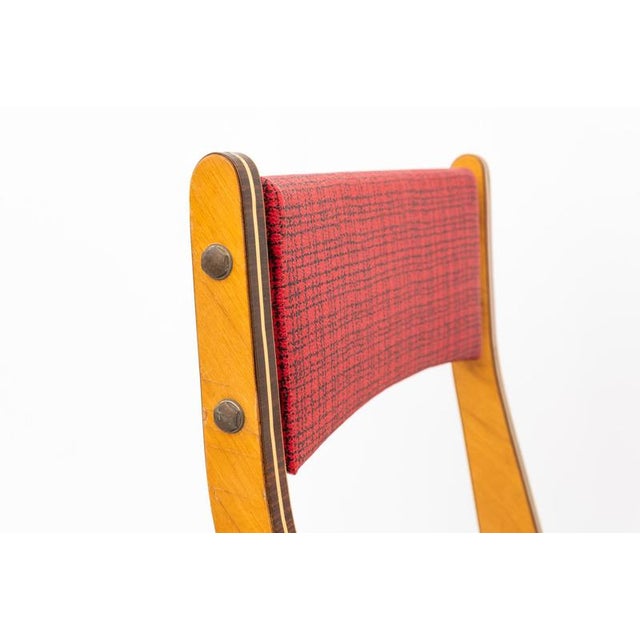 Black Vintage Chairs by Carlo Ratti, 1950, Set of 6 For Sale - Image 8 of 10