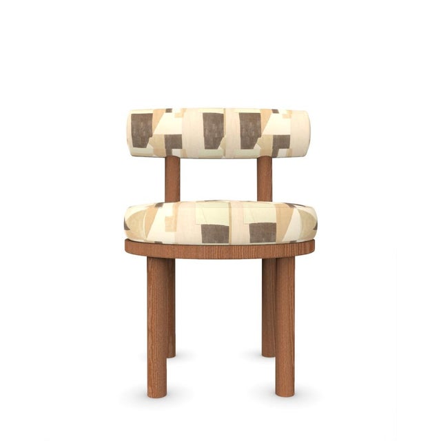 Moca Chair in Silt Fabric and Smoked Oak by Studio Rig for Collector For Sale - Image 6 of 6