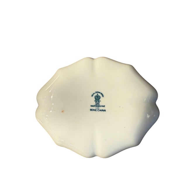 Chinoiserie Mid 20th Century Royal Crown Derby Mikado Blue and White Dish For Sale - Image 3 of 4