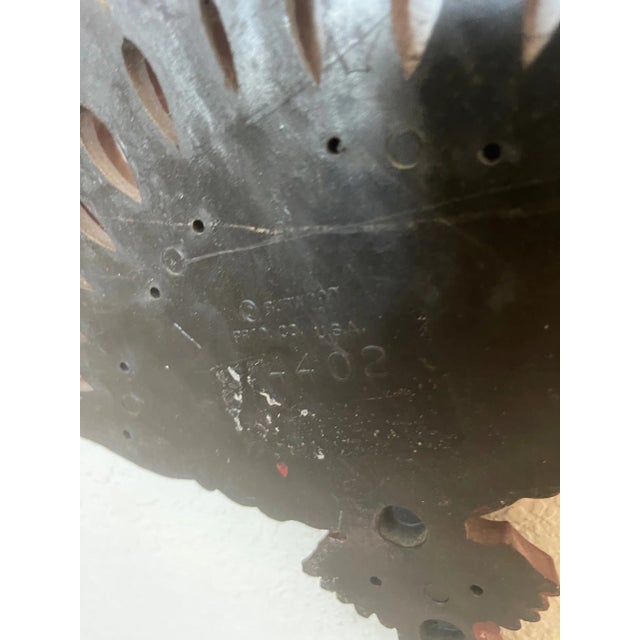 2 Vintage Burwood Homco Asian Wall Plaque Fans For Sale - Image 9 of 10