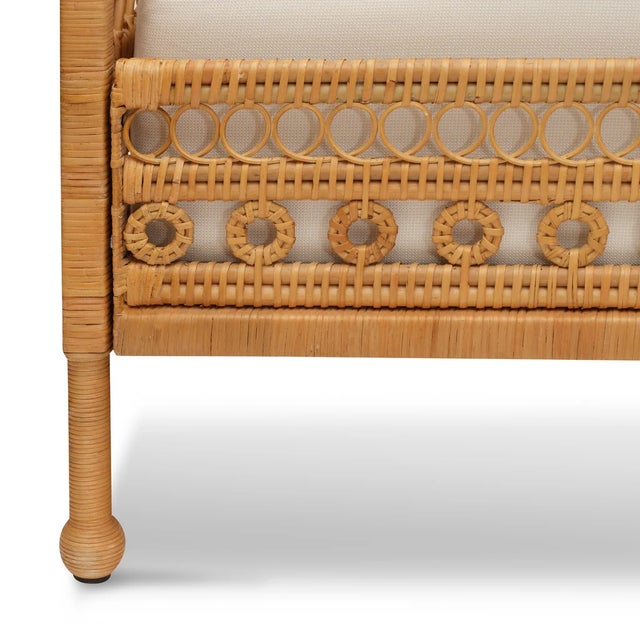 Bunny Williams Home Rattan Annabel Daybed For Sale - Image 11 of 12