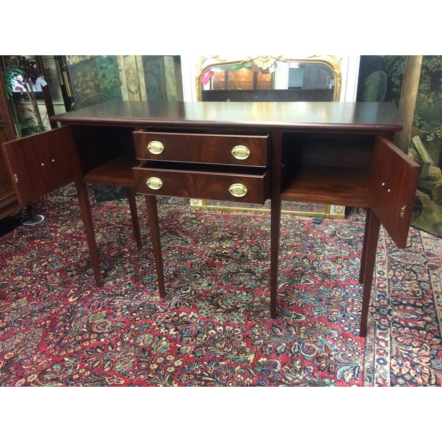 Vintage Mahogany Sideboard Buffet, Huntboard For Sale - Image 10 of 11