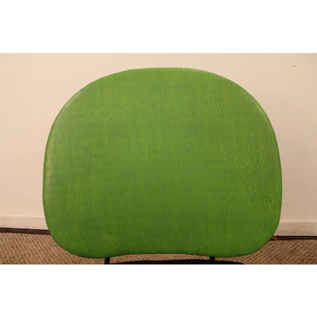 Metal Paul McCobb-Style Mid-Century Danish Lime Green Side Chair For Sale - Image 7 of 11