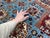 Turquoise Kazak Style Tree of Life Rug - 4'9" X 6'3" For Sale - Image 9 of 10