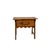 Antique oak side table, a piece of strong character that evokes domestic tradition and artisanal craftsmanship. Its...
