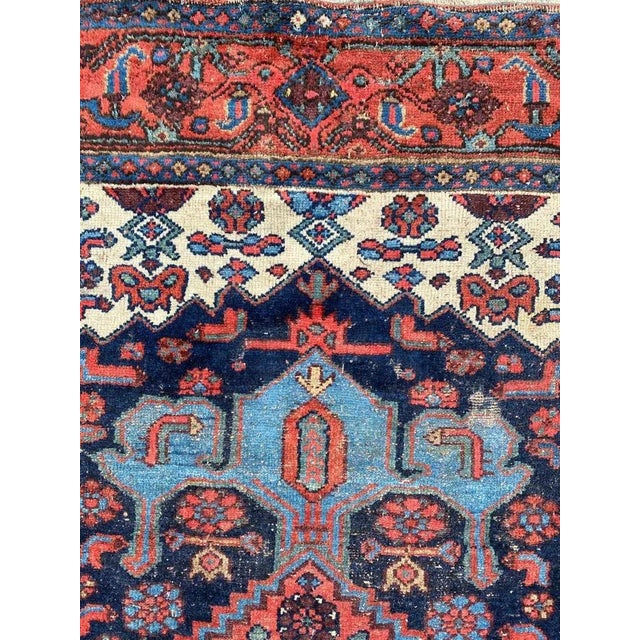 Textile Antique Rustic Wool Rug For Sale - Image 7 of 18
