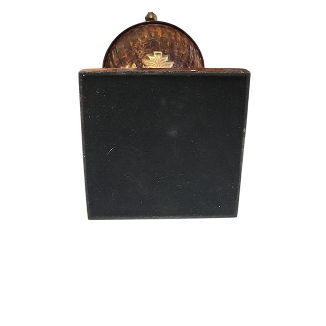 Vintage Lacquered Brass Pedestal Urn For Sale In Atlanta - Image 6 of 6