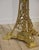 Ornate Brass Floor Lamp with Floral Openwork Base For Sale - Image 9 of 12
