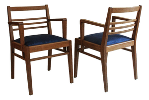 Bridge Chairs by René Gabriel, 1950, Set of 2