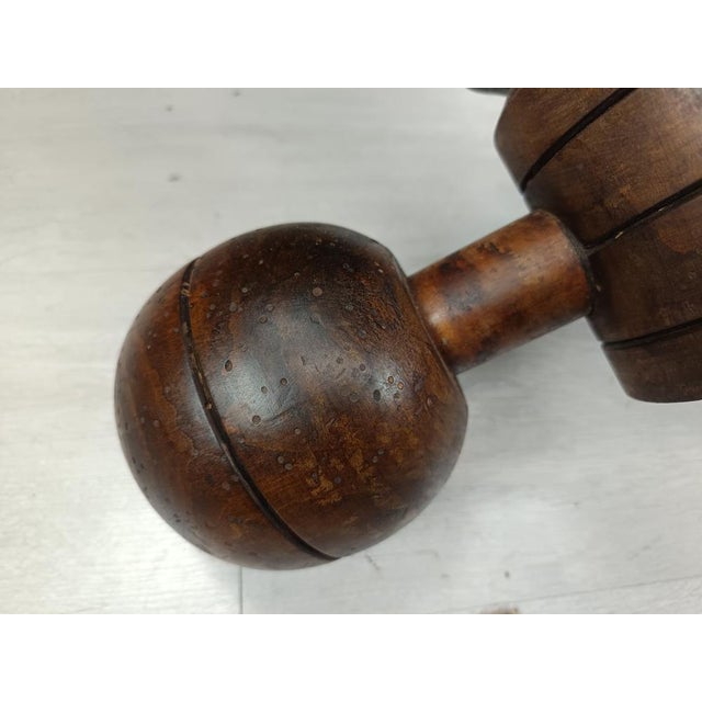 Wood Art Deco Side Table by Charles Dudouyt, 1940s For Sale - Image 7 of 18
