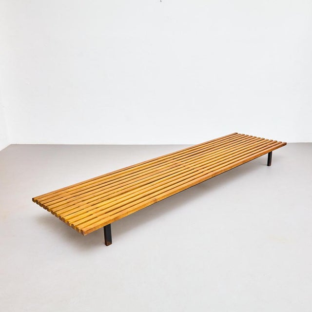 Charlotte Perriand Vintage Cansado Bench by Charlotte Perriand, 1950 For Sale - Image 4 of 18