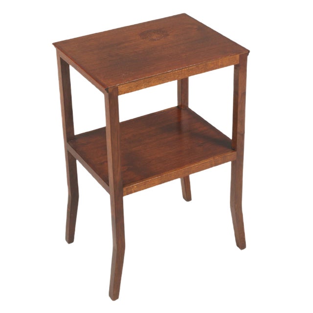 Antique Art Nouveau Walnut Coffee Table, 1910s For Sale