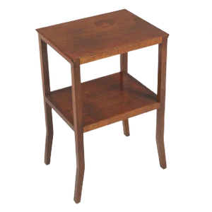 Antique Art Nouveau Walnut Coffee Table, 1910s