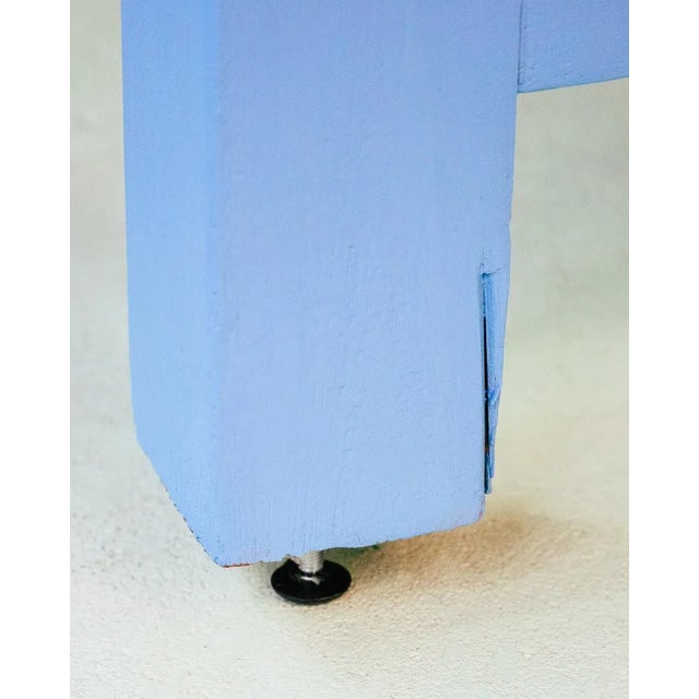 Very Long Vintage French Wooden Cloister Table For Sale - Image 10 of 11