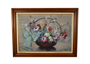 A. Lagrange, Still Life, 1920s, Oil on Canvas, Framed