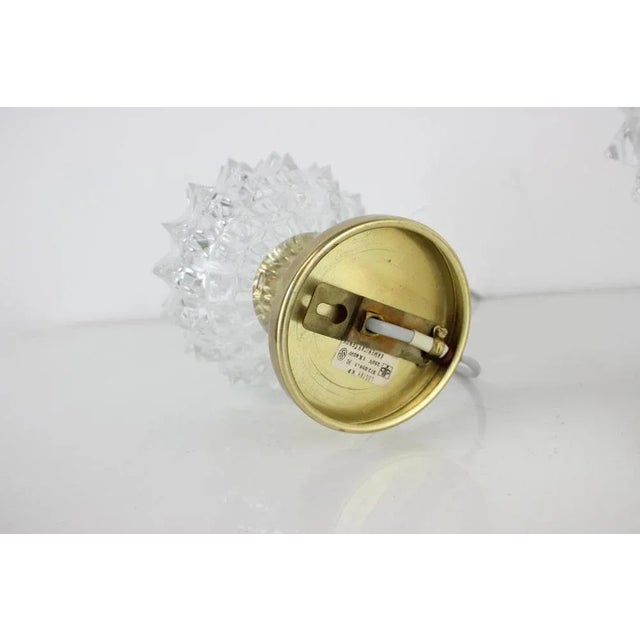 Metal Table or Wall Lamps, Preciosa, Kamenický Šenov, 1960s, Set of 2 For Sale - Image 7 of 11