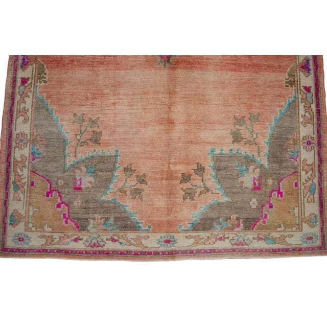 Vintage Hand Knotted Turkish Large Area Rug For Sale - Image 12 of 18
