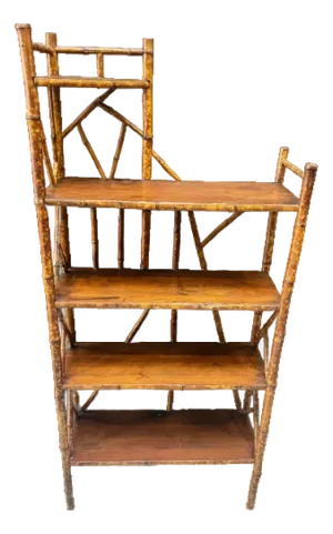 Victorian Bamboo Etagere