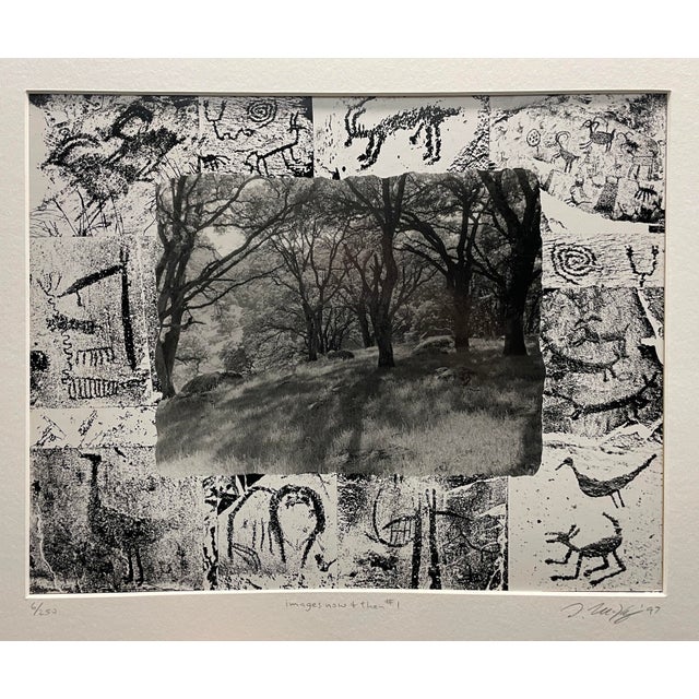 "Images Now and Then #1" black and white photograph by Murphy, signed, titled and numbered 6 of 250 on the mat. Mat: 16 x...