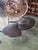 Free-Form Metal and Wood Coffee Table from the 1950s For Sale - Image 3 of 8
